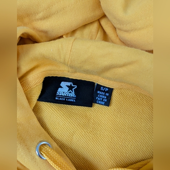 Starter yellow crop sweater hoodie - Picture 2 of 2